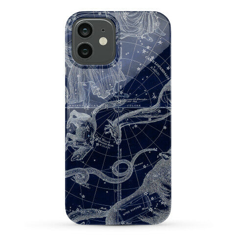Blue and White Constellations Phone Case